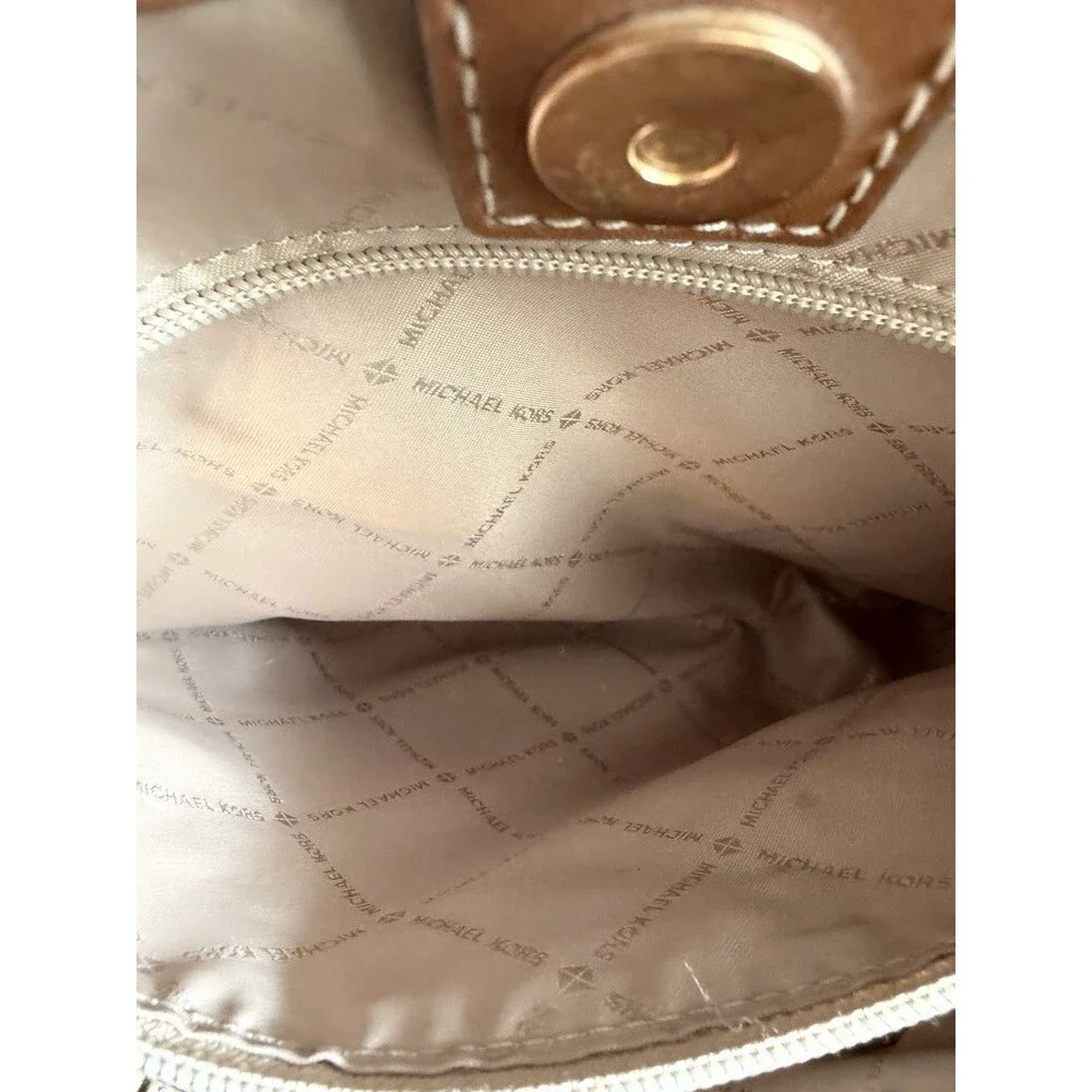 Michael Kors Sienna Tote Shoulder Bag Brown. Retails $398